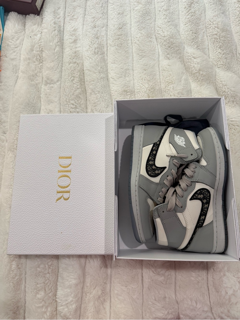 Dior x Air Jordan Air Force high top sz 7 women's